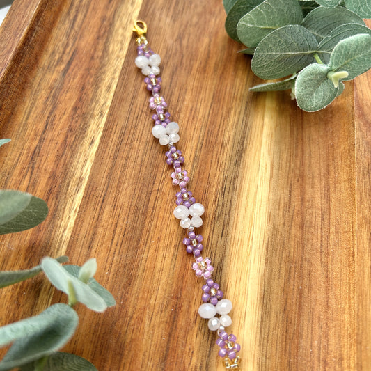 Lilac Butterfly Bracelet
