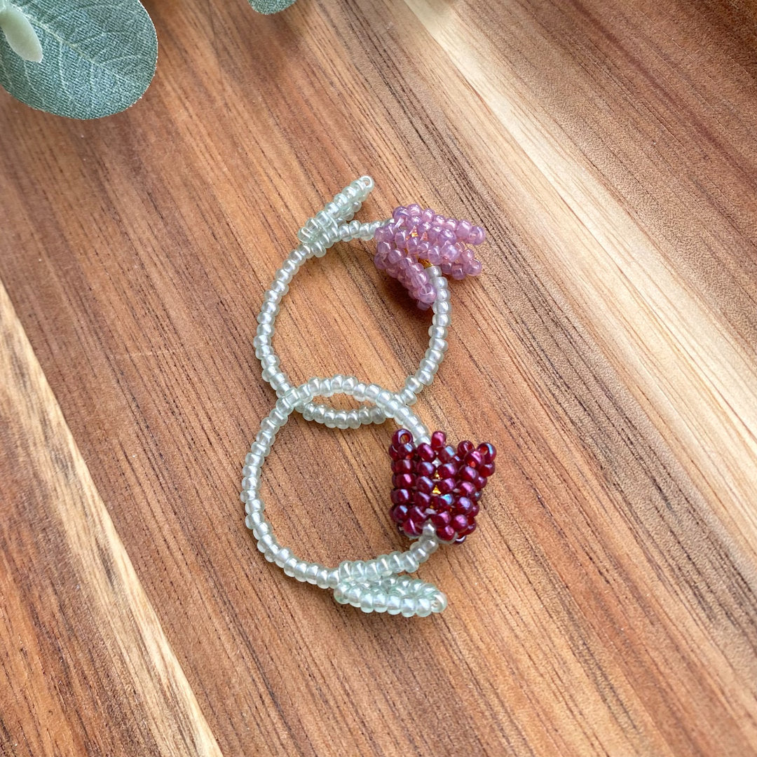 Pearl Tulips Rings