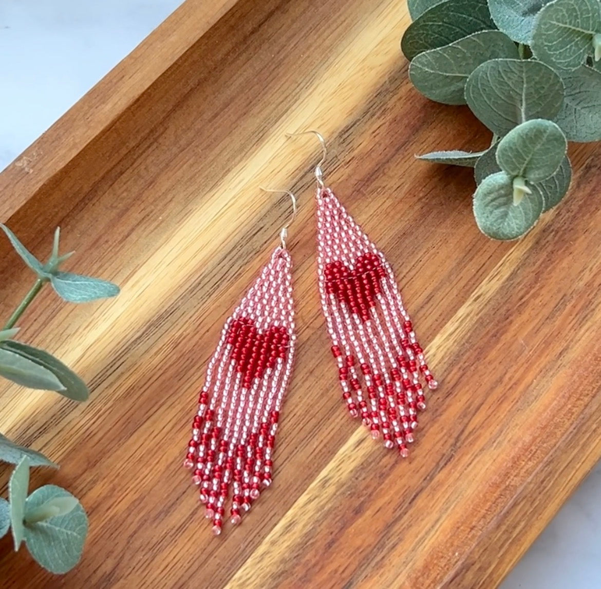 Heart Tassels