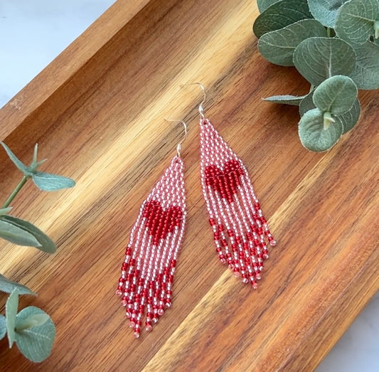 Heart Tassels