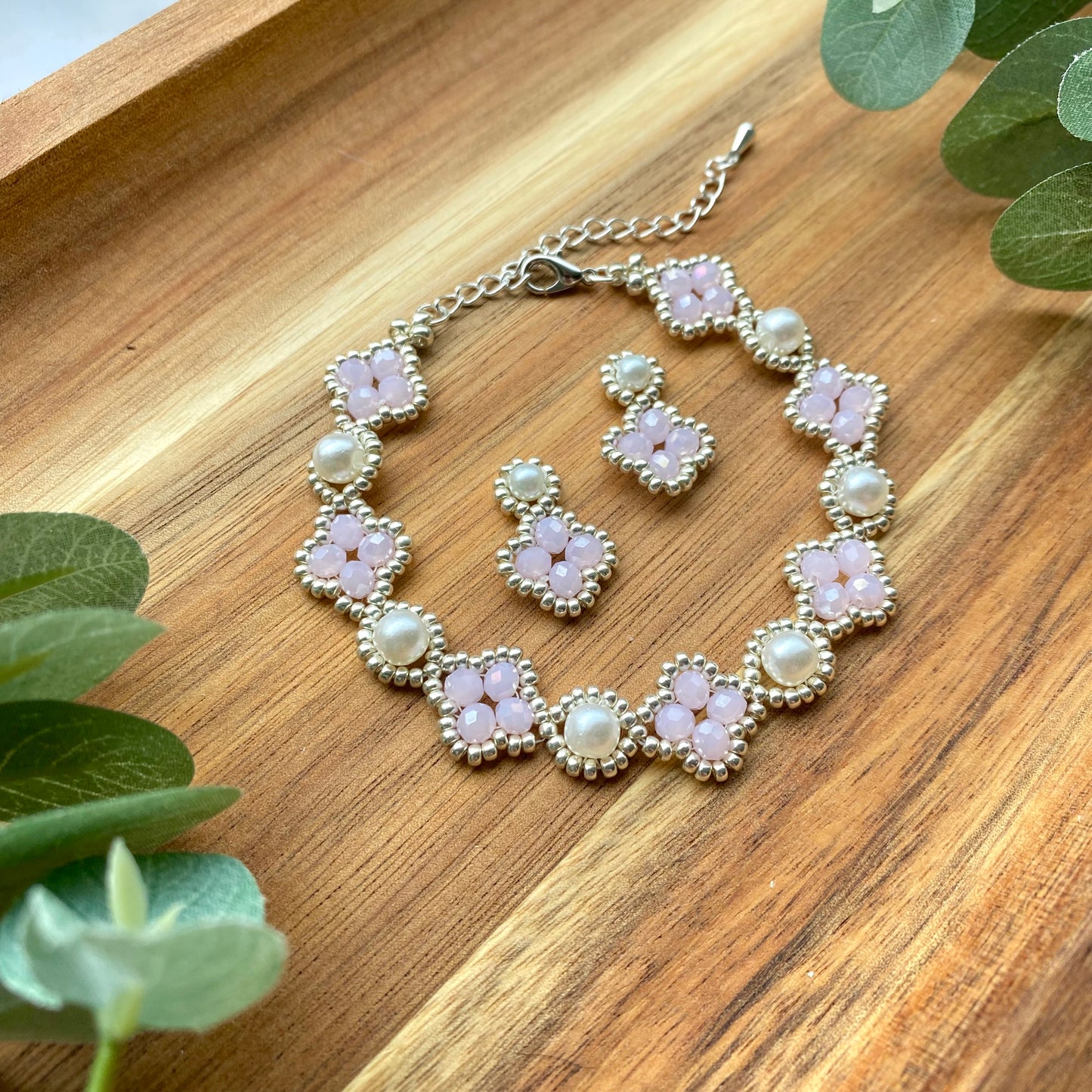 Pearl Clover - Pink / Green
