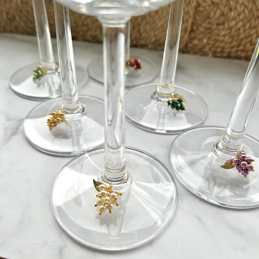 Glass Tags (set - 6 styck)