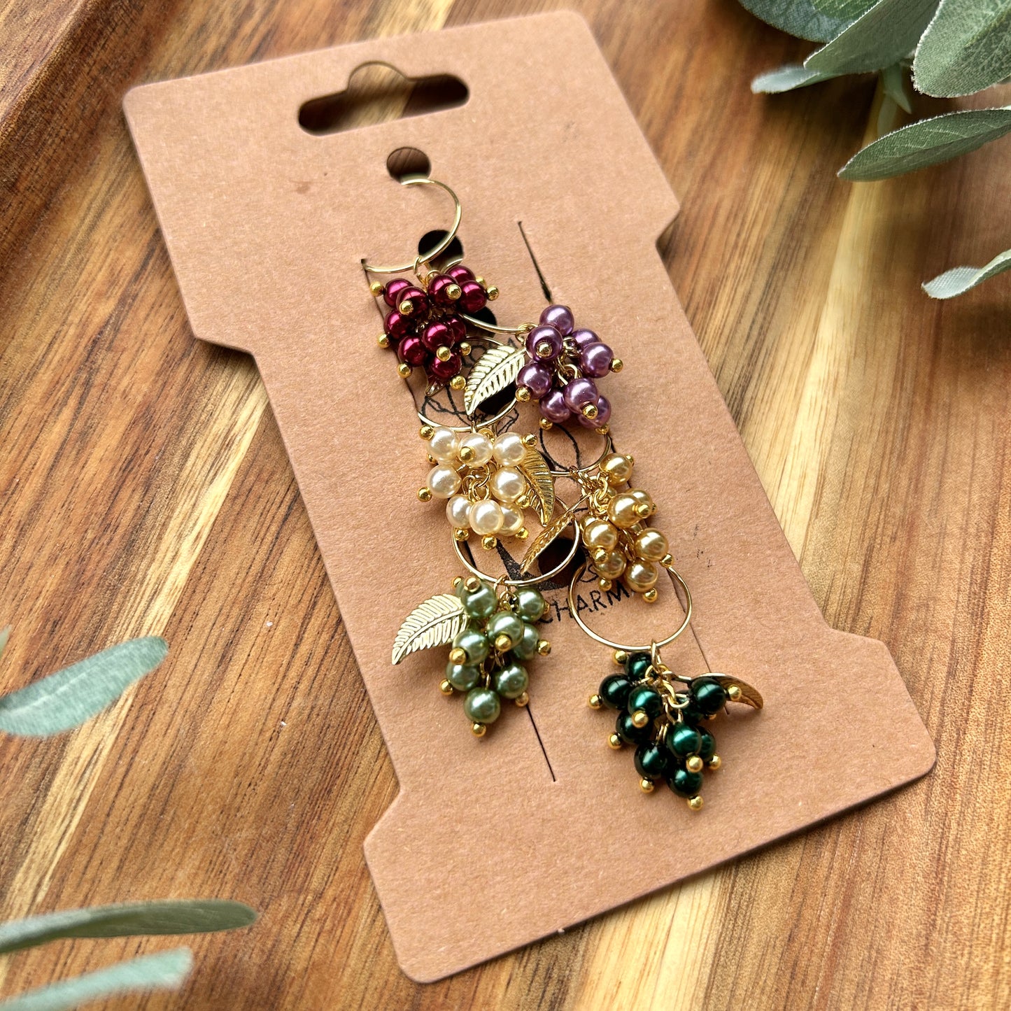 Glass Tags (set - 6 styck)