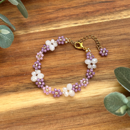 Lilac Butterfly Bracelet