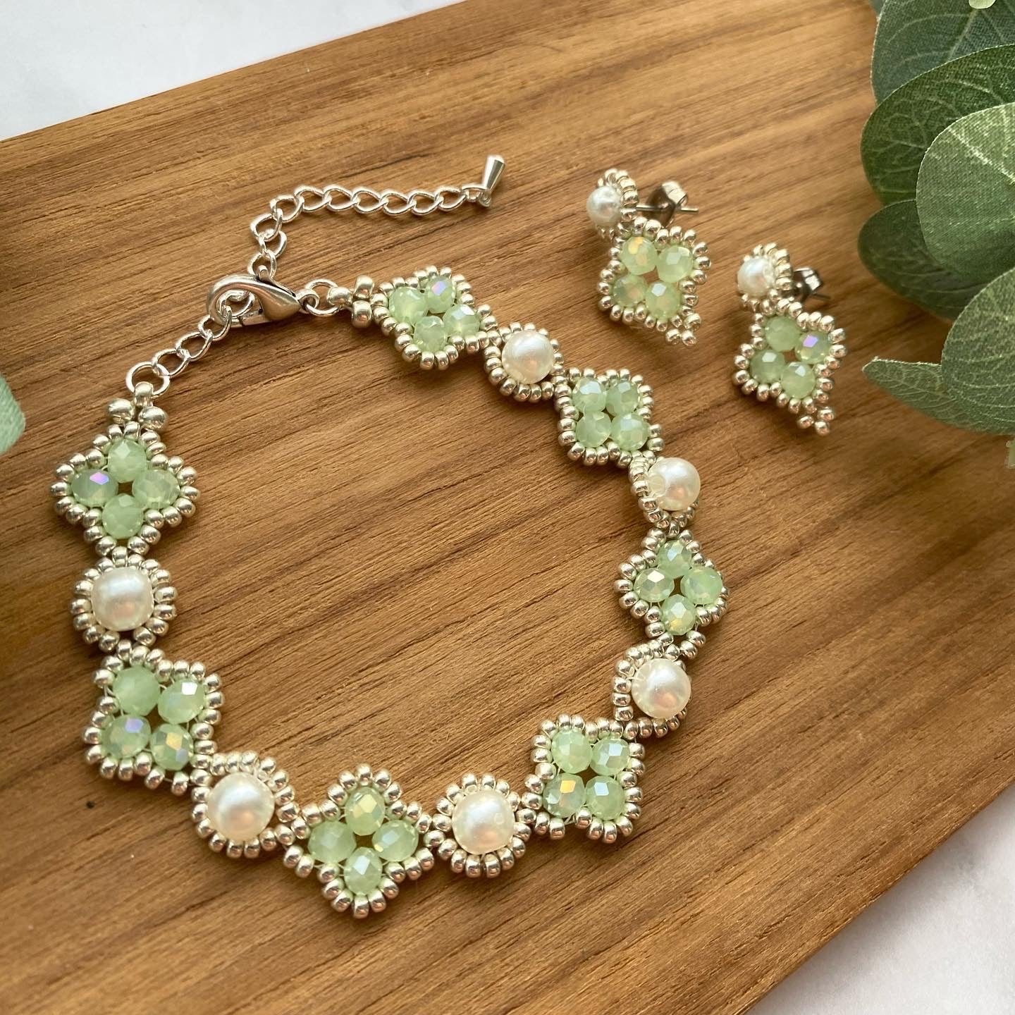 Pearl Clover - Pink / Green