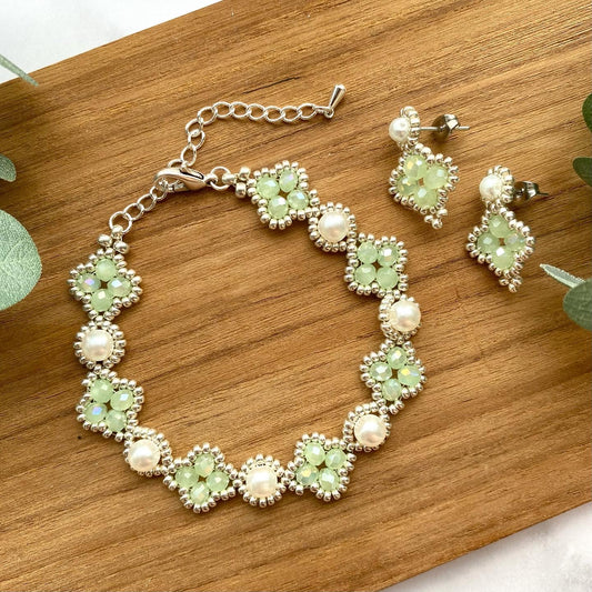 Pearl Clover - Pink / Green